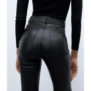 パンツ ZARA fake leather flarepants bell bottom Zara | Pants & Jumpsuits | Zara Faux Leather Flared Pants